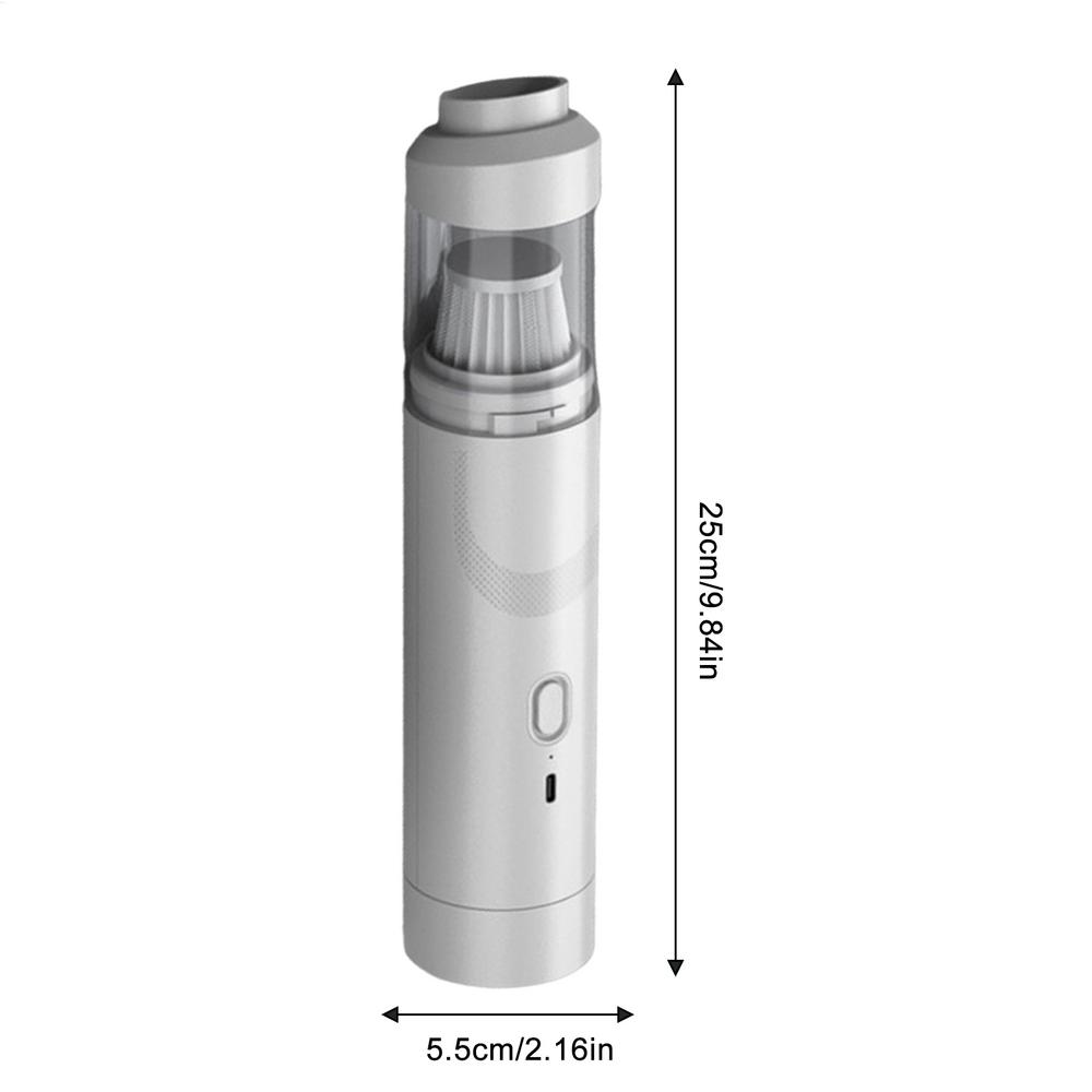 Portable Car Cordless Vacuum Cleaner For Car Detailing 200W 19000Pa Cordless Rechargeable With Cord Bag Attachments Car