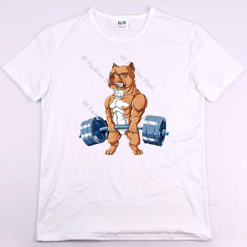 Letní móda Retro pánská anglická písmena těžké váhy 100% bavlna s kulatým výstřihem s potiskem Vysoce kvalitní neformální tričko Fitness Street