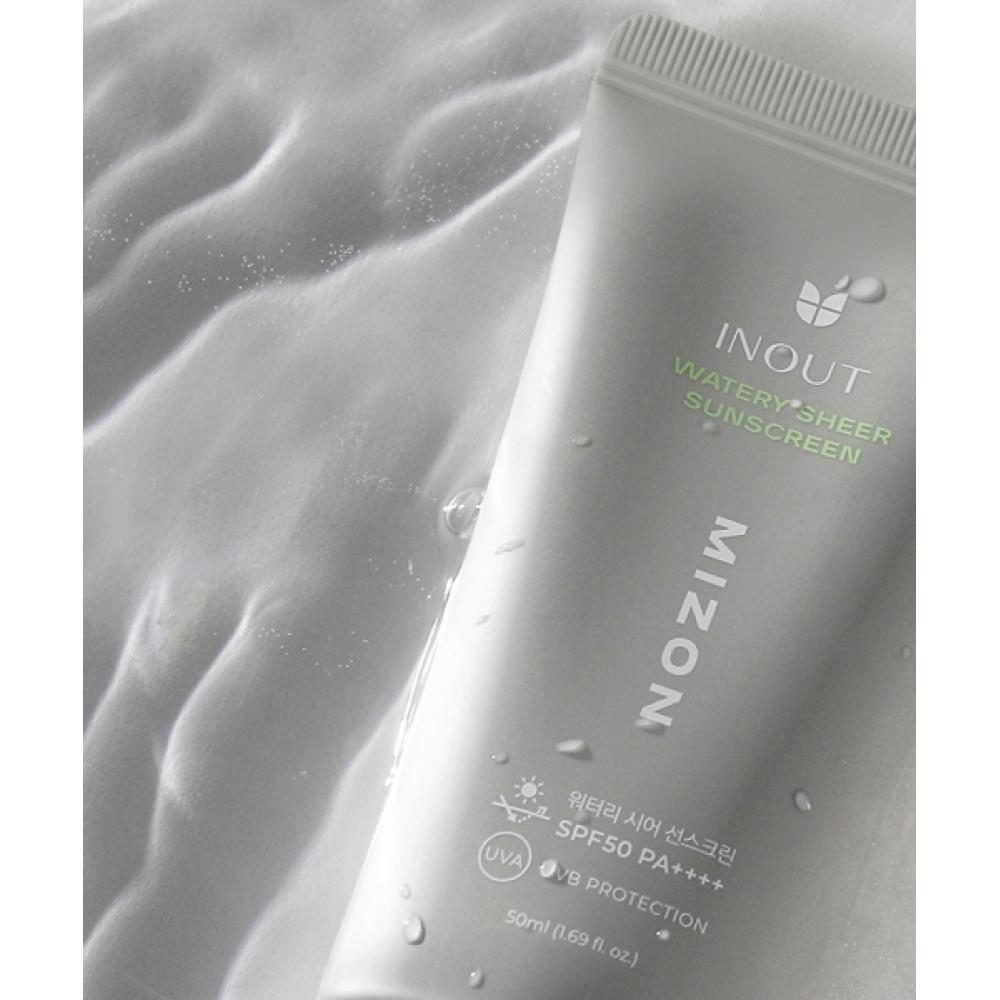 Mizon [2 confezioni] In Out Watery Sheer Crema Solare Spf50 Pa++++ 50ml