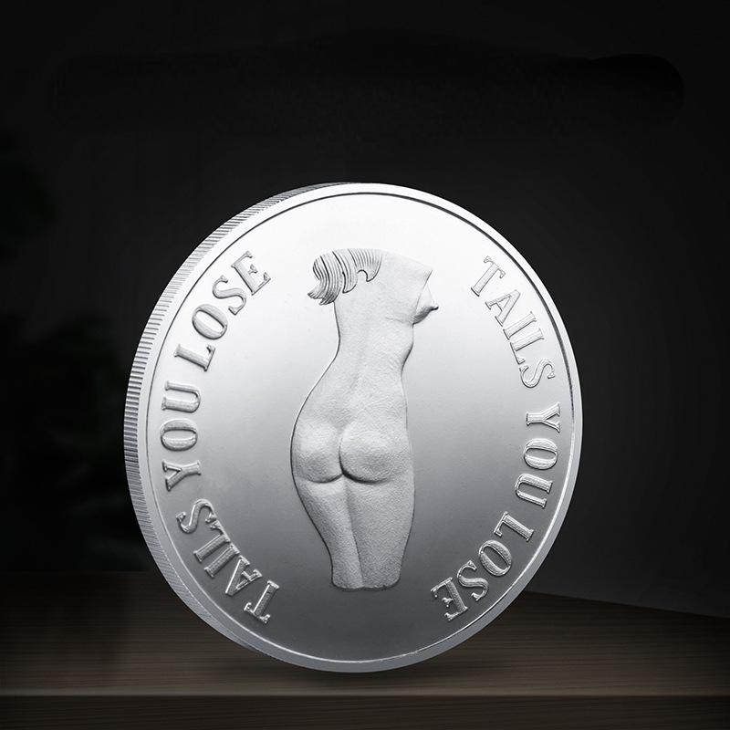 Mince Lucky Girl Zkuste své štěstí Mince Krása Pamětní mince Mince Sexy mince