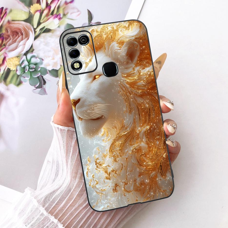 For Infinix Hot 11 Play Case Stylish Butterfly Tree Painted Cover Soft TPU Phone Case For Infinix Hot 10 Play X688C X688B Fundas