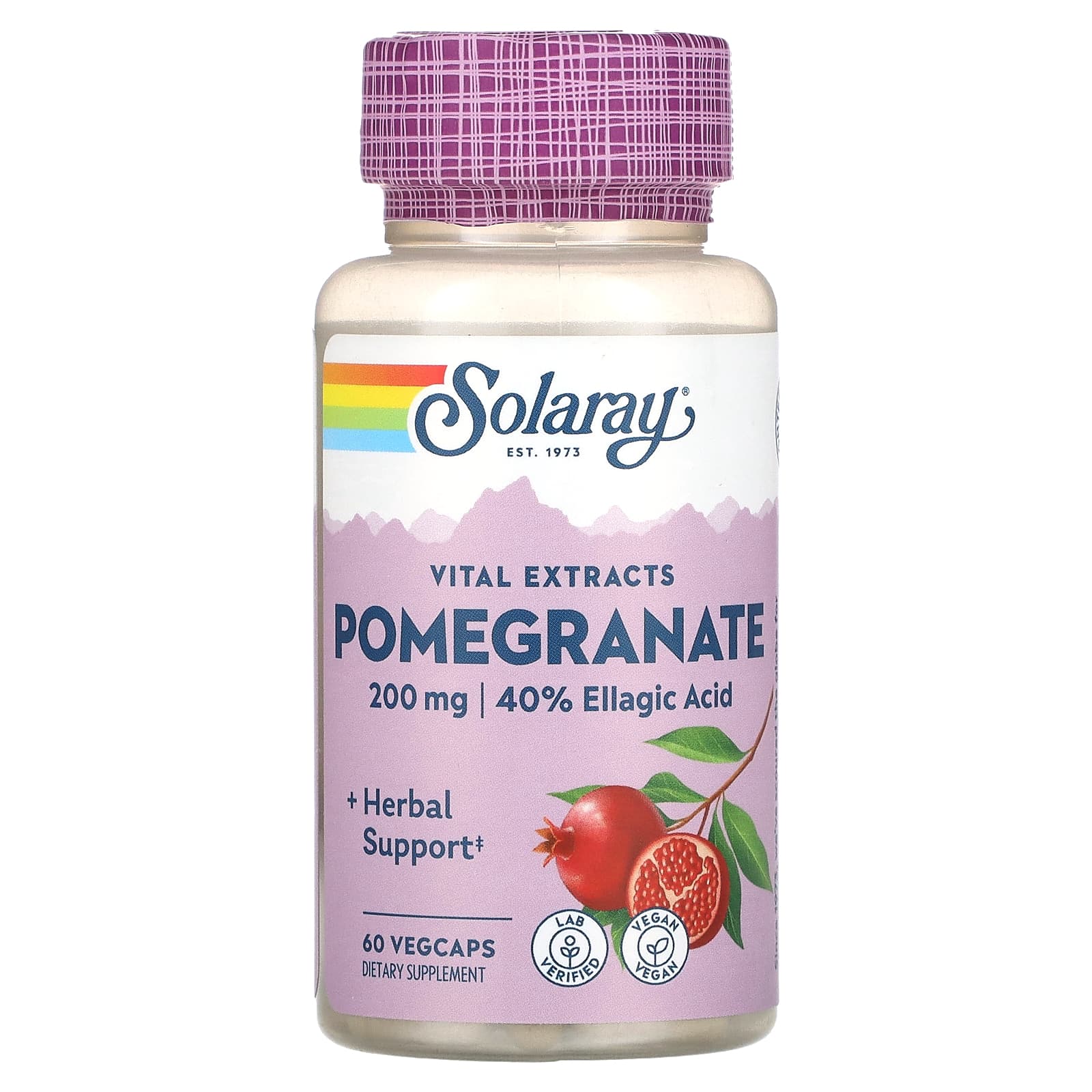 

Vital Extract, Pomegranate, Veggie Capsules 60