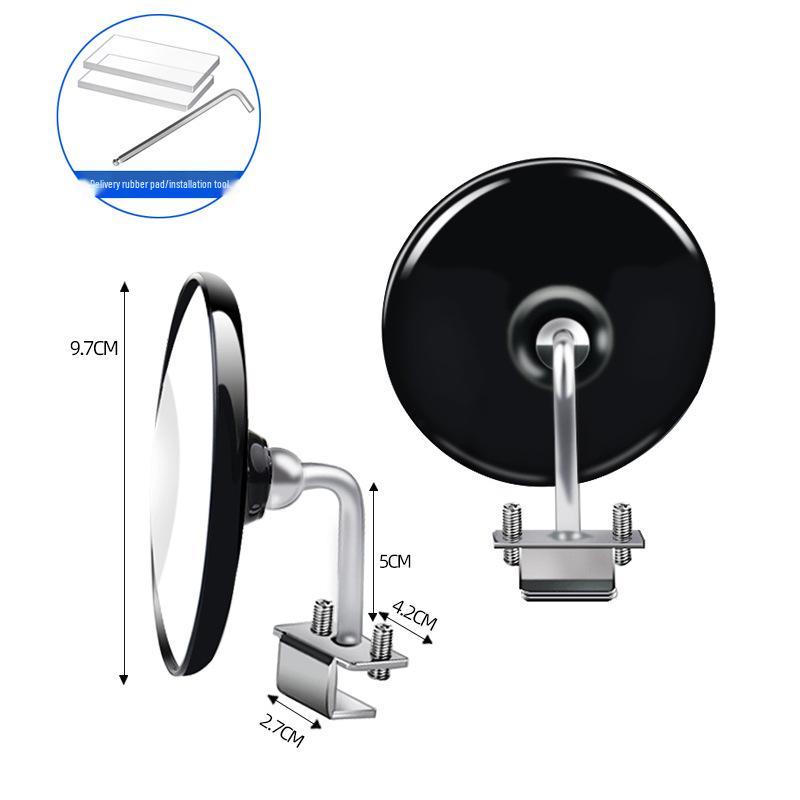 Okrągłe lusterko wsteczne 304 - Idealne dla samochodów szkoleniowych, autokarów, szerokokątne, odpowiednie dla małych pojazdów