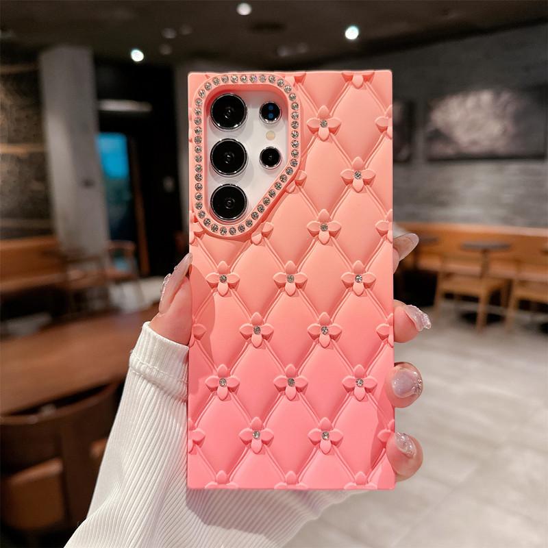 Geeignet für Samsung S25 Ultra Handyhülle Kleine Duftende Diamant-Blumen-Spray Neue S24FE Schutzhülle