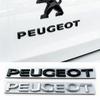 Legierung Auto Heck Buchstaben Emblem Aufkleber für Peugeot 208 408 4008 GT 5008 307 508 206 207 301 3008 308 2008 Heck Emblem Dekoration