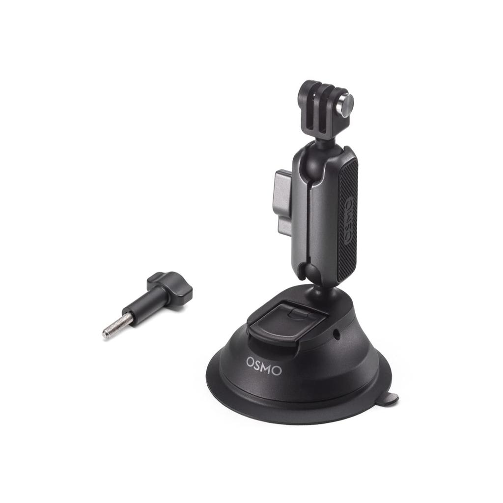 DJI Osmo Action Suction Cup Mount, Compatible with: Osmo Action, DJI Action 2, Osmo Action 3, Osmo Action 4, Osmo Action 5 Pro, Osmo 360, Osmo Action