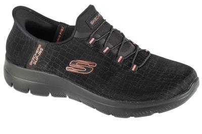 Deslizamentos: Summits - Key Pace, Tênis Feminino Preto