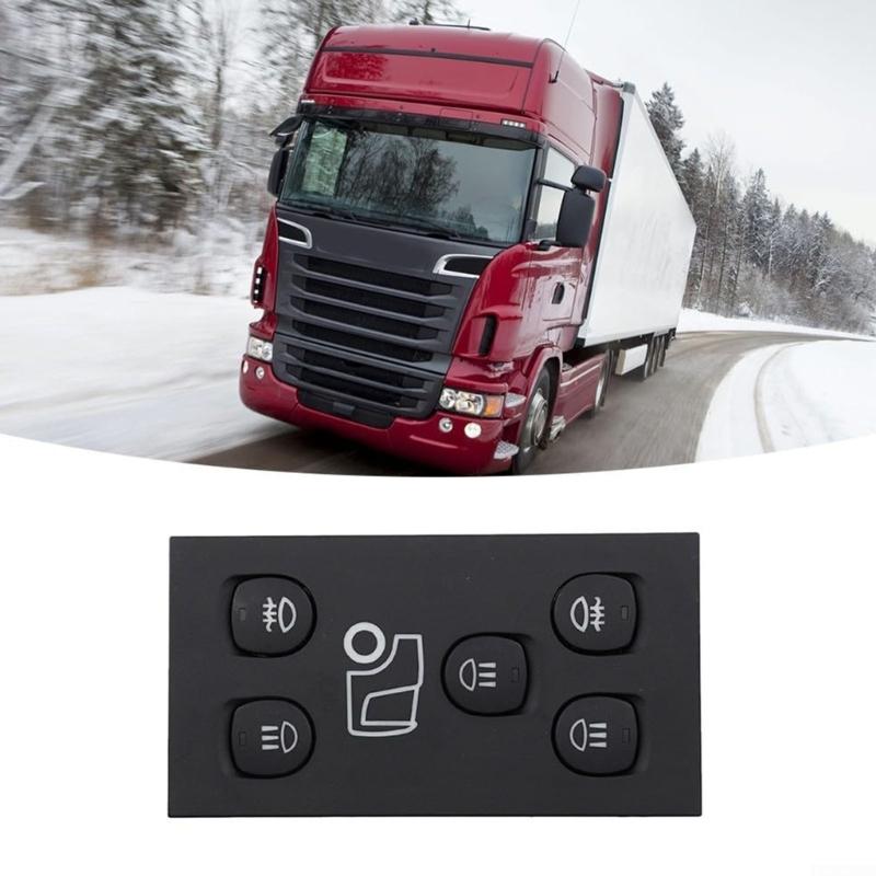 High Sensitivity Headlight Adjustment Control Switches For Commercial Vehicles ABS Construction 1507637 2091754 1900318