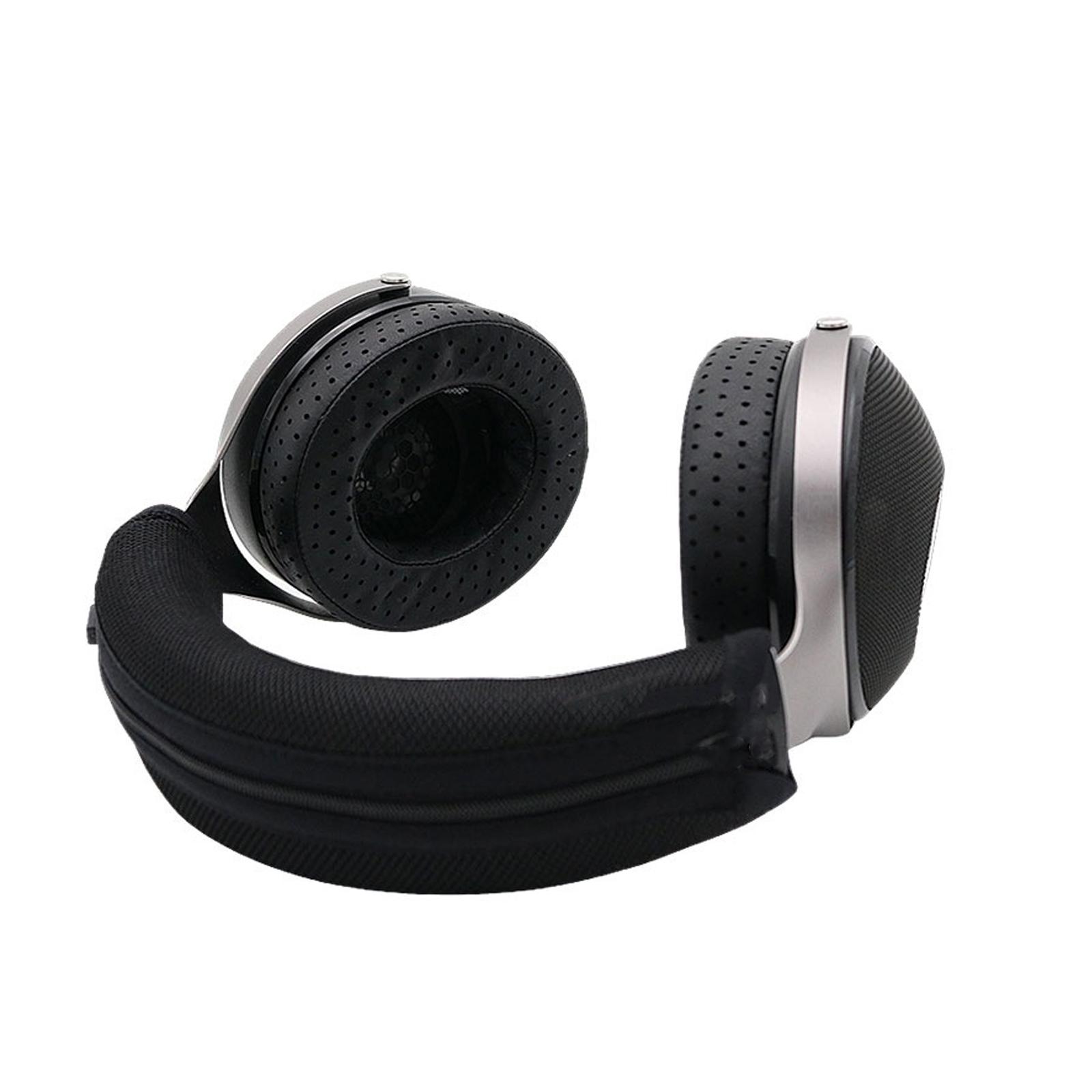

Breathable Mesh Cloth Headband Pad Cover Washable Headbeam Cushion Sleeve for Focal Elear Headphone Comfort серый