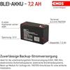 Batterie - EMOS - Accumulateur au plomb - 12 V - 7,2 Ah - Faston 6,3 mm
