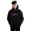 DC Comics Mens The Joker Text Logo Hoodie
