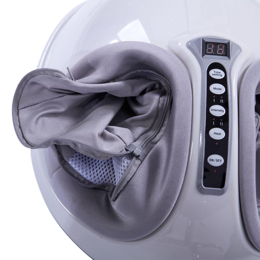 Heat Rolling Kneading LED Display Air Pressure Relaxing Shiatsu Leg Foot Massager 110V US Plug