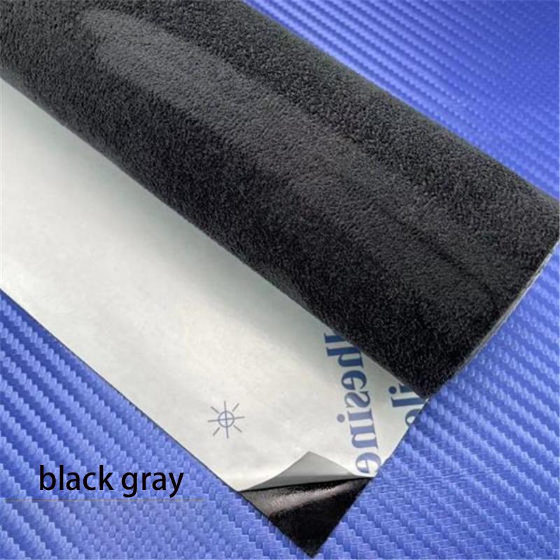 Premium Self-Adhesive Suede Fabric Car Interior Vinyl Wrap for Door Panels Dashboard Armrest DIY Car Interior Modification Furniture Decor