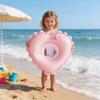 50cm Baby Schwimmring Kleinkind Sit-in Schwimmhilfe Verstellbare Beinöffnungen Aufblasbares Wassersicherheitsgerät für Kleinkinder und Kleine Kinder
