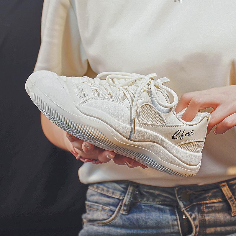 Summer new canvas shoes female students in breathable casual shoes street white shoes