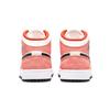 Air Jordan 1 Mid SE GS Orange Suede Kids Sneakers Team-Orange Black Sail DV1336-800