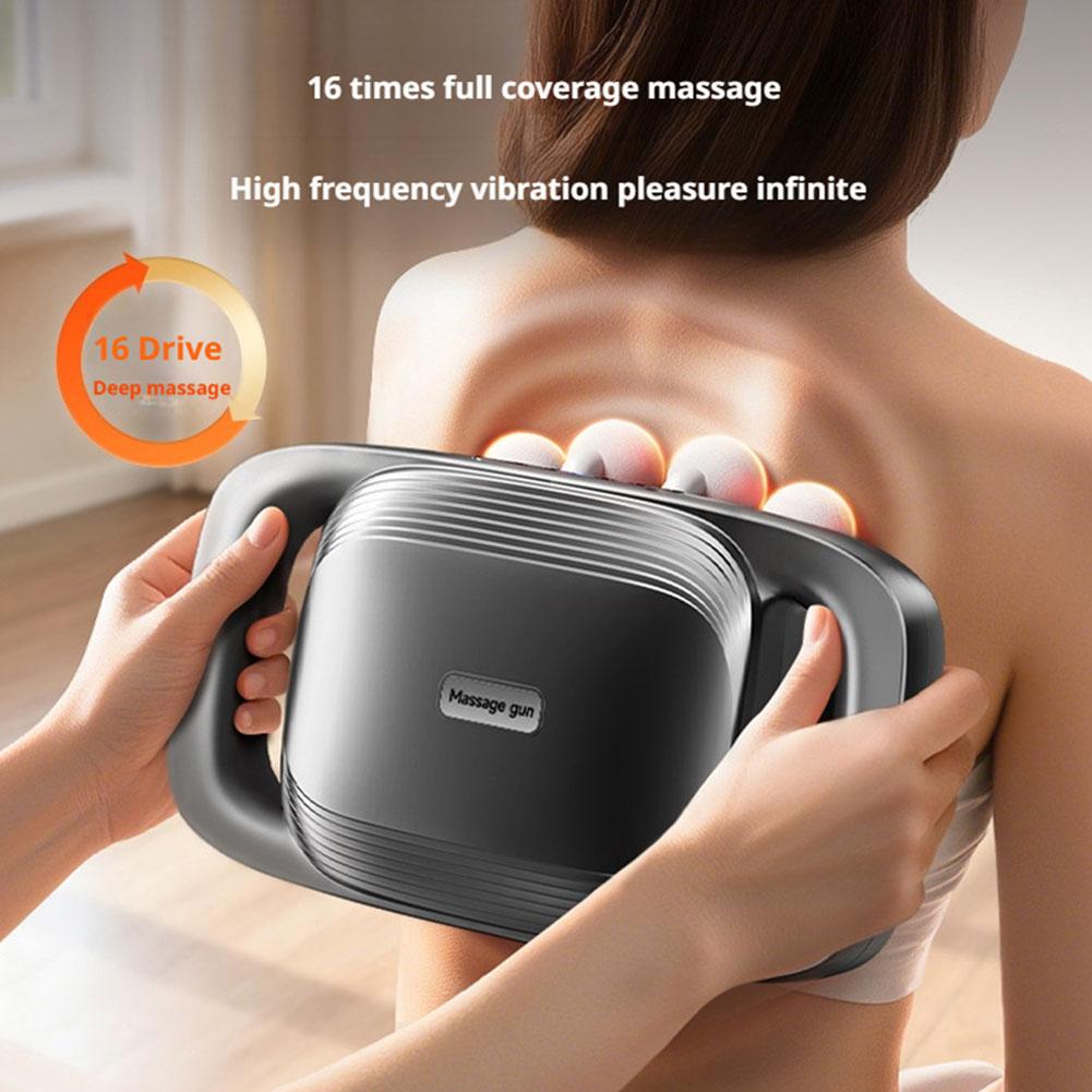 Fascia Gun 24-Head Muscle Relaxation Massage High-Frequency Vibration Body Massage Gun For Back, Waist & Neck Shoulder Massager