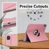 Protective Case - BOOLING - for iPad Pro 11 Inch - Rotating Stand - Synthetic Leather - Pink