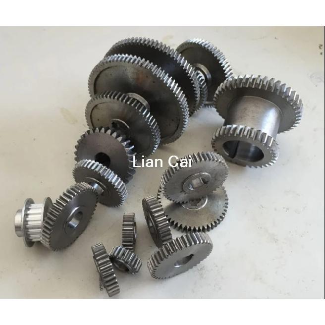 17pcs/set mini lathe gears ,  Metal Cutting Machine gears , lathe gears