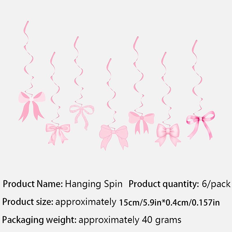 

Девочка Розовый Бант С Днем Рождения Баннер Гирлянда Бант Подвесные Спиральные Украшения Бант Вечеринка по случаю Дня Рождения Украшения для Вечеринки