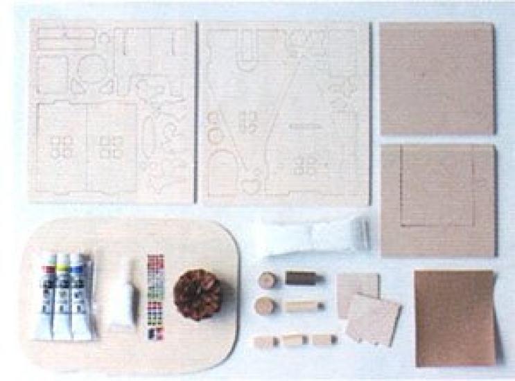 TOYO Crafts School Supplies Craft Kit for Elementary School Forest Animal House Students