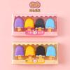 1Pcsmix Student Creative Boxed Eraser Simulated Dessert Modeling Pencil Eraser Boxed Eraser Kindergarten Activity Gift