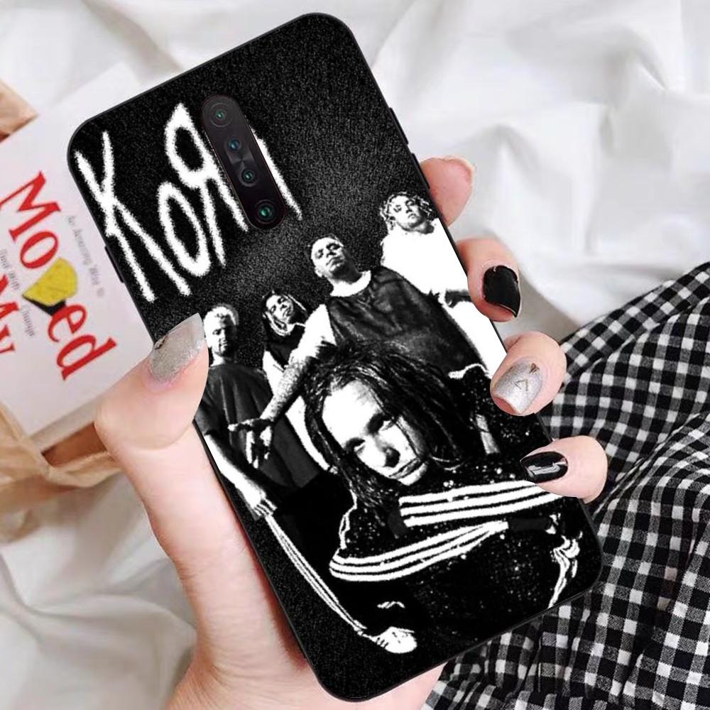 K-korn Music Hot Band Phone Case For Redmi 5 6 7 8 9 10 Plus Pro 6 7 8 9 A GO K20 K30 K40 Pro Plus F3 Fundas