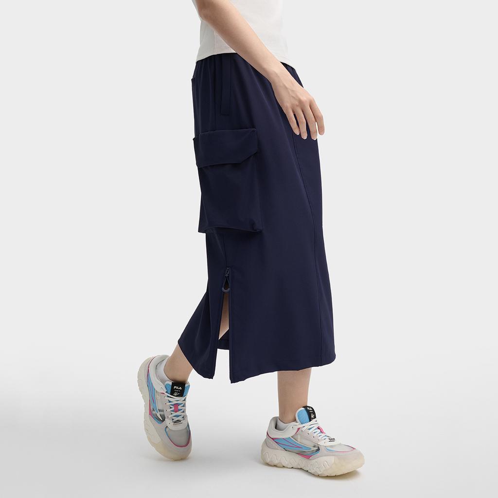 New FILA Casual Short Skirts Women's Secret Mirror Blue F11W439307FDB