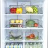 Large Capacity Food Storage Drawer Stackable Vegetable Fridge Organizer  Household