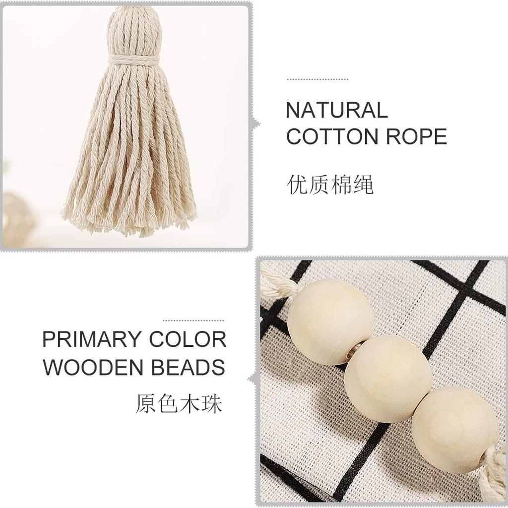 4/8Pcs Tassel Ornaments DIY Crafts Modern Boho Hanging Decorations Tassel Pendants for Backdrop Dorm Bedroom Curtain Home Decor