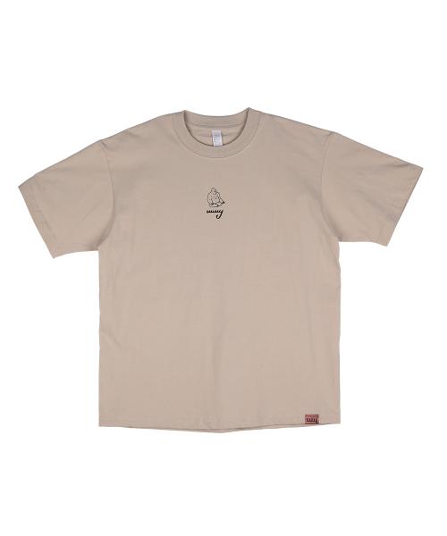 Ttattattawa [Wwwy] Ttattattawa Gorilla Master Meditation Banana Oversized Short Sleeve T-Shirt (2 Colors)