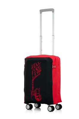 American Tourister Stranger Things Stretchable Luggage Cover for Small Suitcases, Black