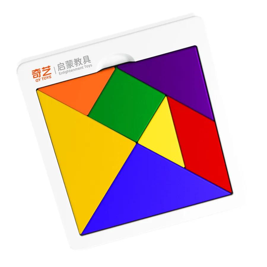 Qiyi Tangram Plastic Colorful Puzzle Building Block Child Puzzle Toy Educational Puzzle Toy Children s Gift