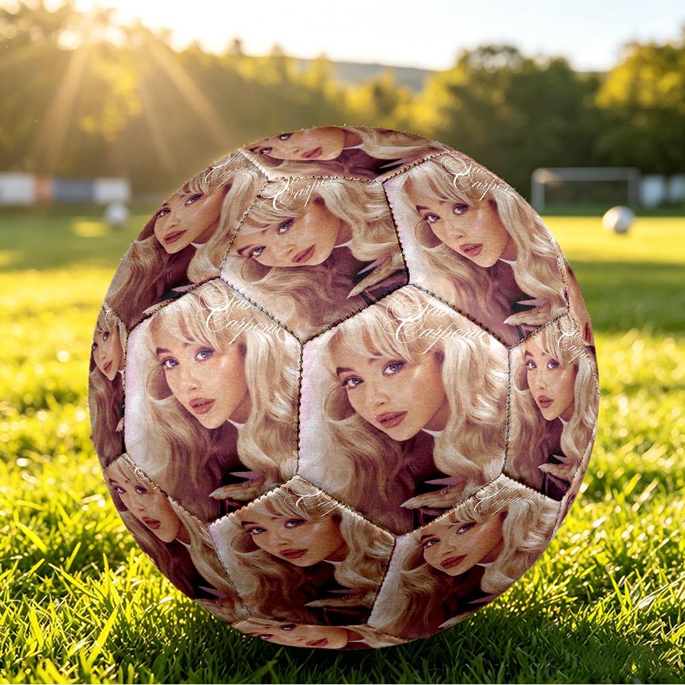 Sabrina Carpenter Size 5 Soccer Ball, Durable Standard Football For Training Match Outdoor Sports