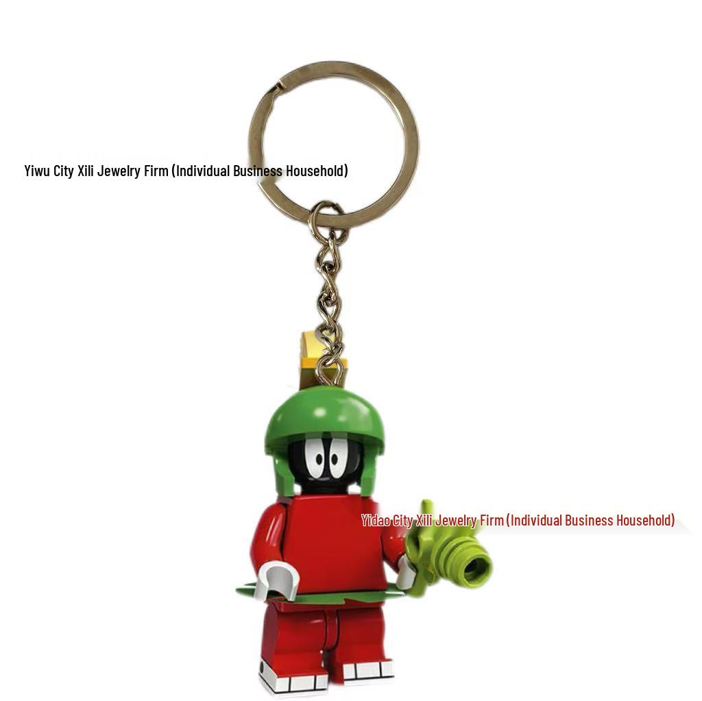 Klíčenka s přívěskem - Batman & Králík Bugs Bunny - Ozdoba na tašku pro páry