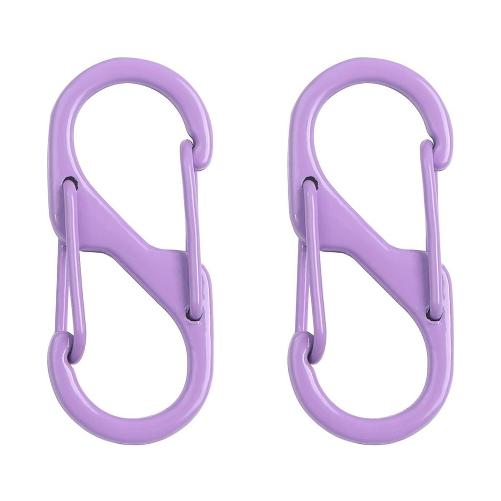 4-50Pcs Alloy+Iron Spray Paint Double S Buckle Clasps For Key Bag Accessories