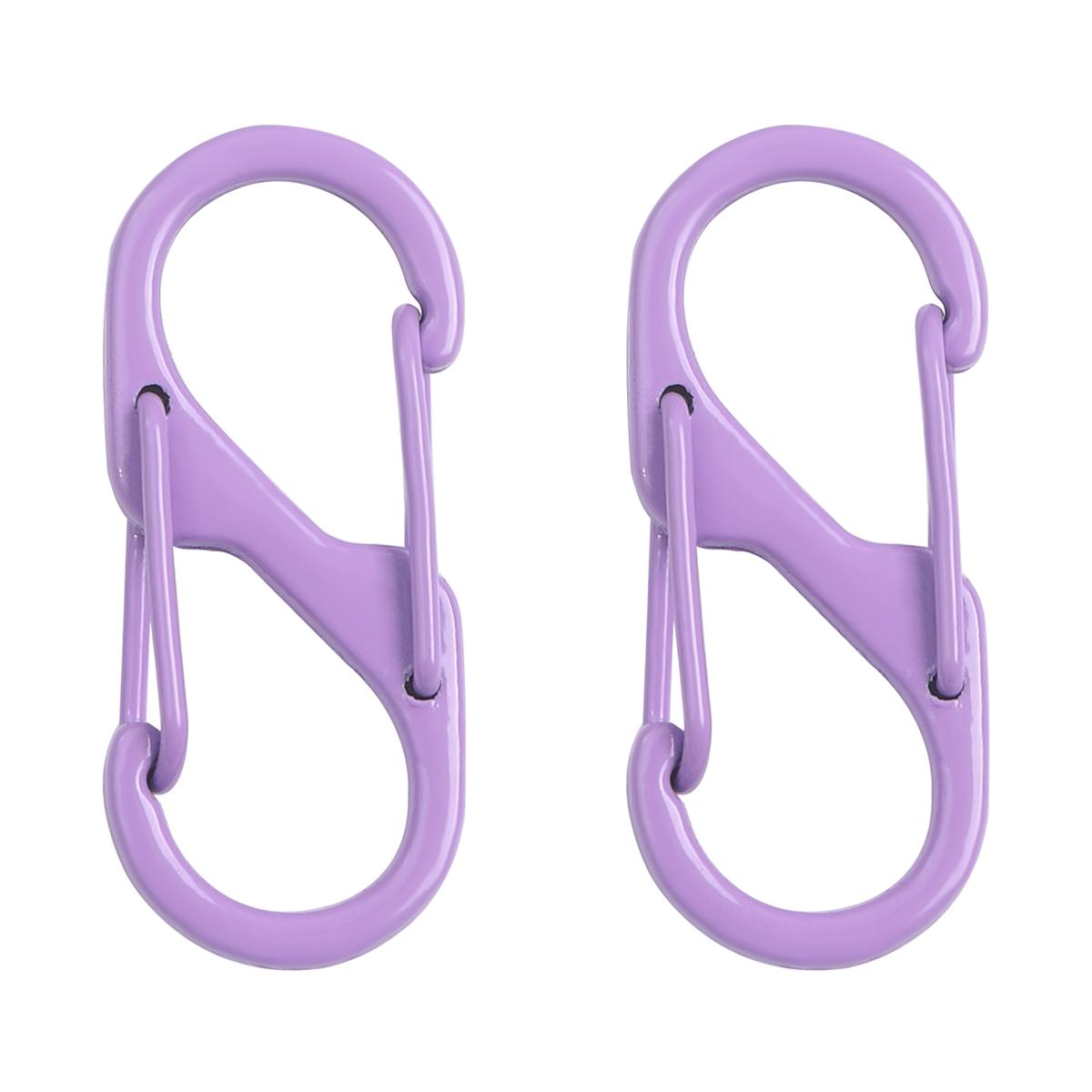 

4-50 шт. Сплав+Железо Краска-спрей Двойные S-образные застежки-пряжки для аксессуаров для ключей и сумок 13x32mm 4pcs