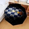 1PC Fc Crest Design Printed Umbrella Folding Umbrella, Automatic Umbrella 8-Frame for Travel, Camping Fan Gifts Christmas Gifts