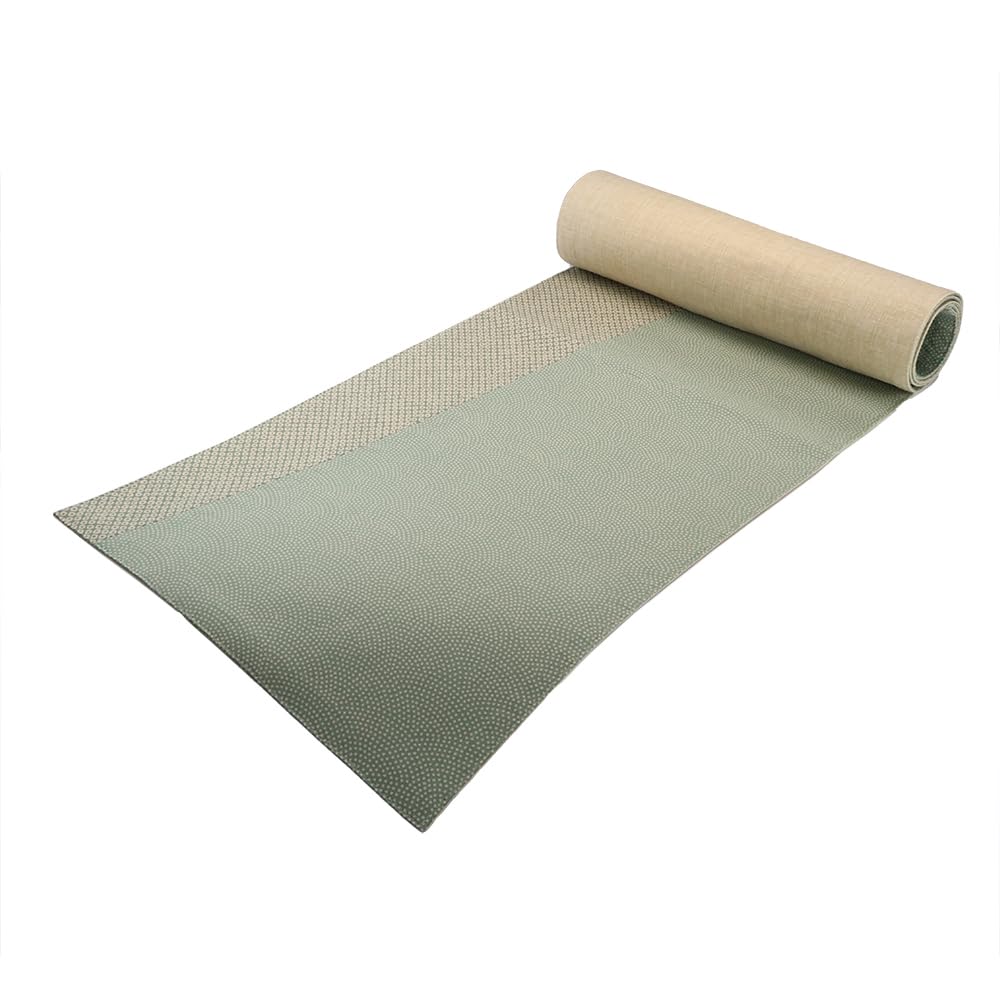 

Yamashita Koge Runner Cloth Tsutsumu Light Blue 100% Cotton Made in Japan Simple Table Runner