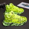 Fashion Graffiti Shoes Mens Outdoor Shoes Sports Running Shoes PU Leather
