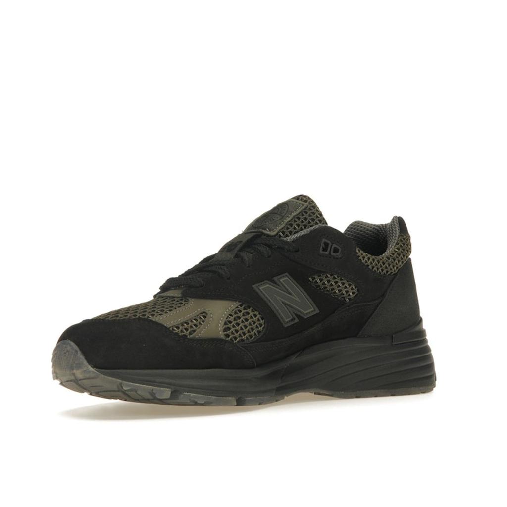 Stone Island x New Balance 991v2 Vyrobeno v Anglii Černé Unisex Tenisky Olivově-Noční Ocelově Šedé U991SD2