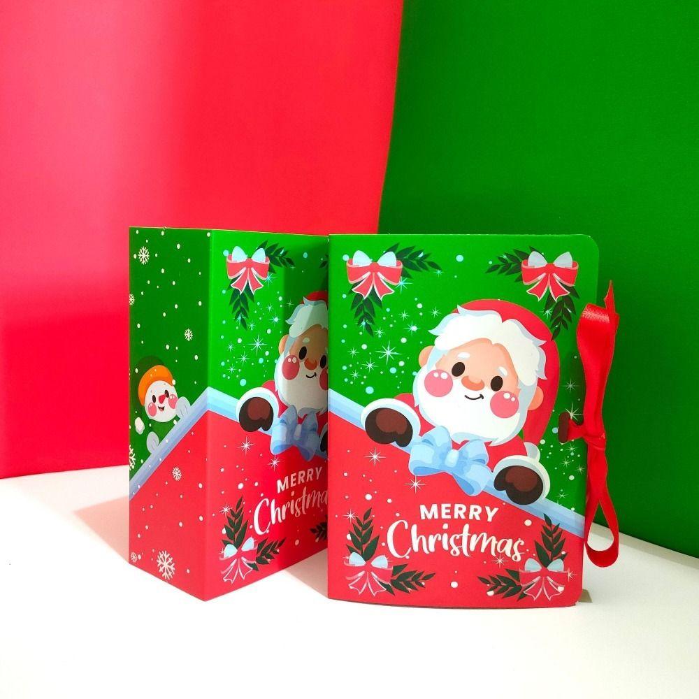 Navidad Party Book Designs Packaging Paper Boxes Christmas Gift Box Candy Boxes Biscuit Carrier