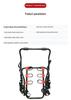 Vehicle Rear-Mounted Mountain Bike Rack for Sedans & SUVs
