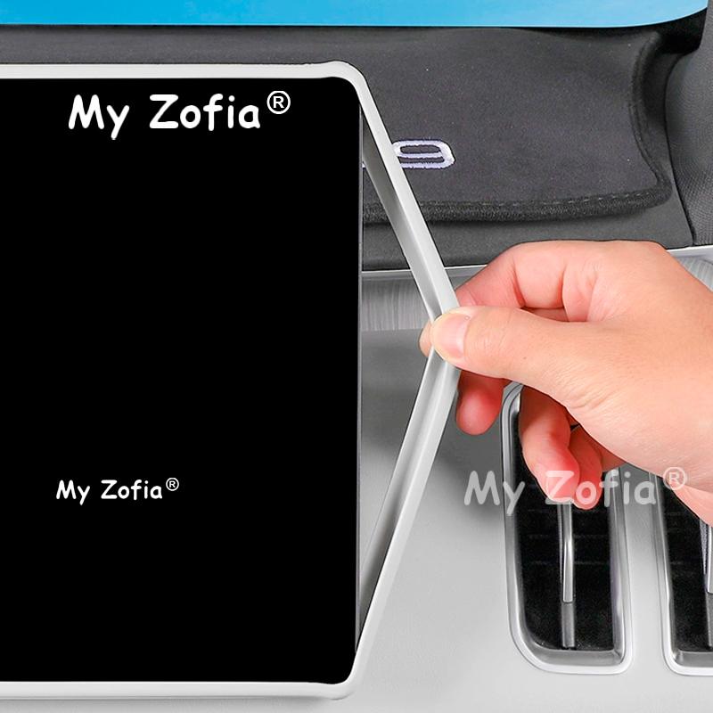 For Deepal S09 2025 2026 Car Central Control Screen Display Protective Cover Navigation Silicone Frame Modification Accessories