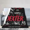 Dexter Morgan Soft Plush Throw Blanket for Kids  Cozy Flannel Bedspread Bedroom Bed Cover