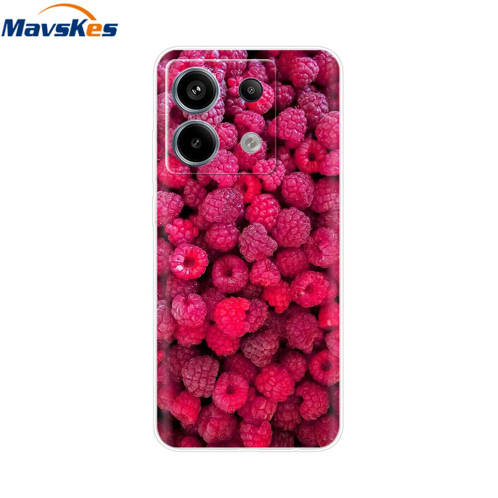 Handyhülle Für Xiaomi Redmi Note 13 Pro 5G Rückseite Niedlich Stoßfest Weich Klar Silikon TPU Für Redmi Note13 Note 13 Pro Funda