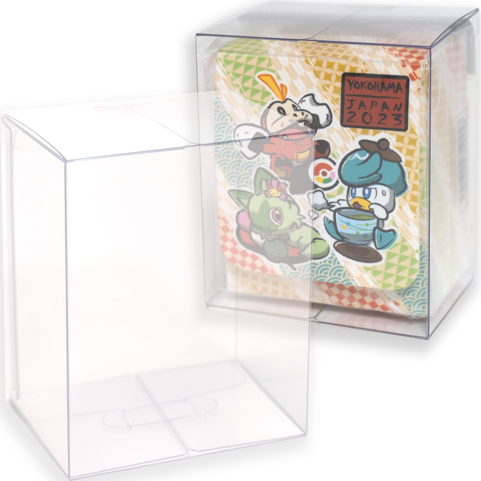 

EYESRAIL Boxx Guardian Pokemon Card BOX Loader Защита от ультрафиолета Сделано в Японии Коллекция Прозрачный футляр для хранения (Кейс для палубы, [10 предметов])