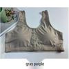 Modal Bamboo Fiber Front-Opening Bra for Plus Size, Middle-Aged, and Elderly - Vest Style