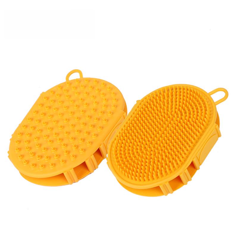 Double-Sided Pet Bath & Massage Brush for Dogs and Cats