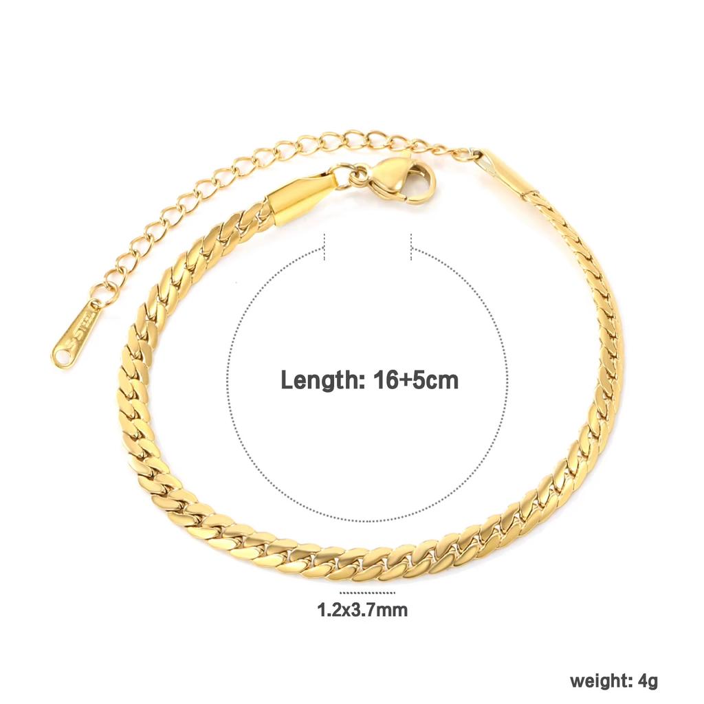 Waterproof Elegant Women's Bracelet Fashionable Personality Cuff Jewelry Accessory